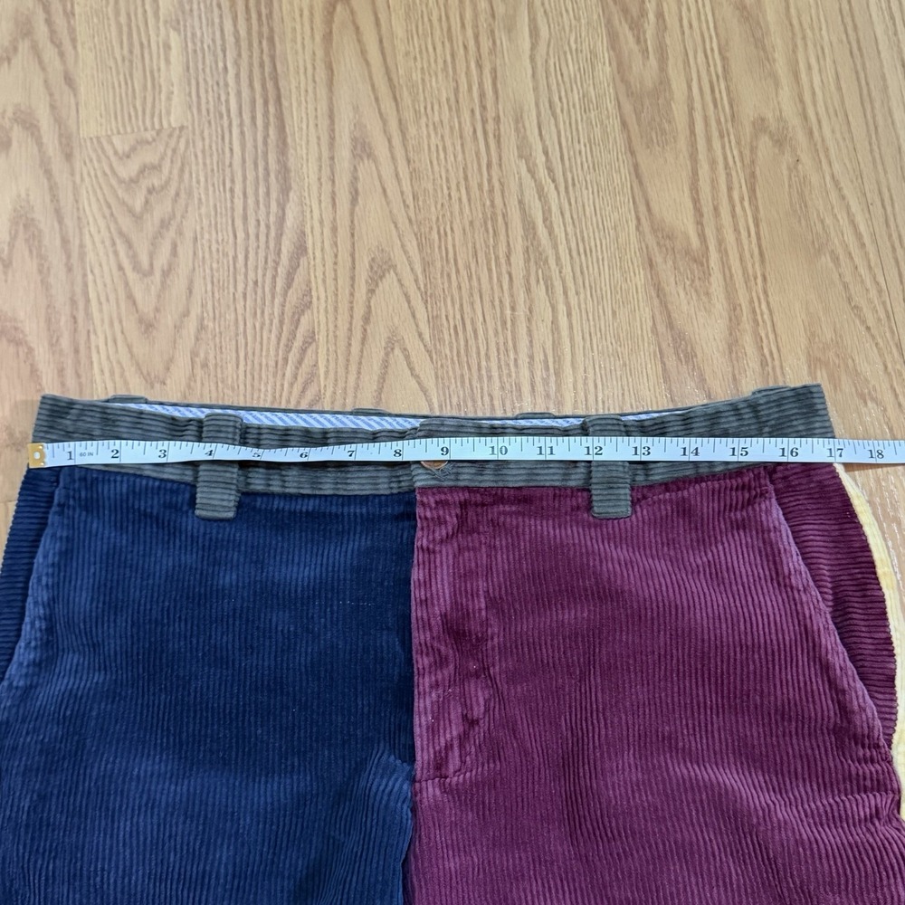 Brooks Brothers Clark Fit Fun Stretch Multicolor Corduroy Pants—34/30 (34/28.5) - Picture 7 of 11